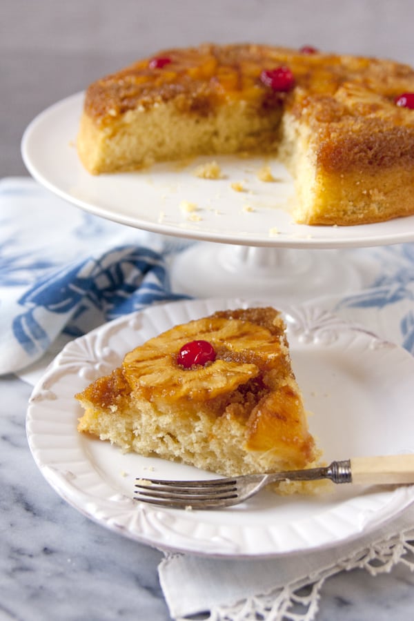 Grilled Pineapple Upside-Down Skillet Cake