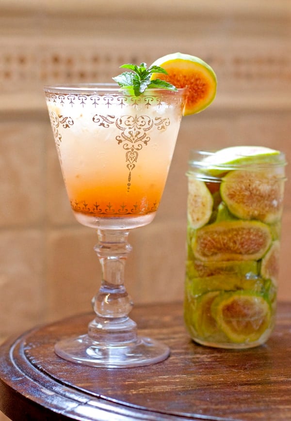 tequila infused fig margarita