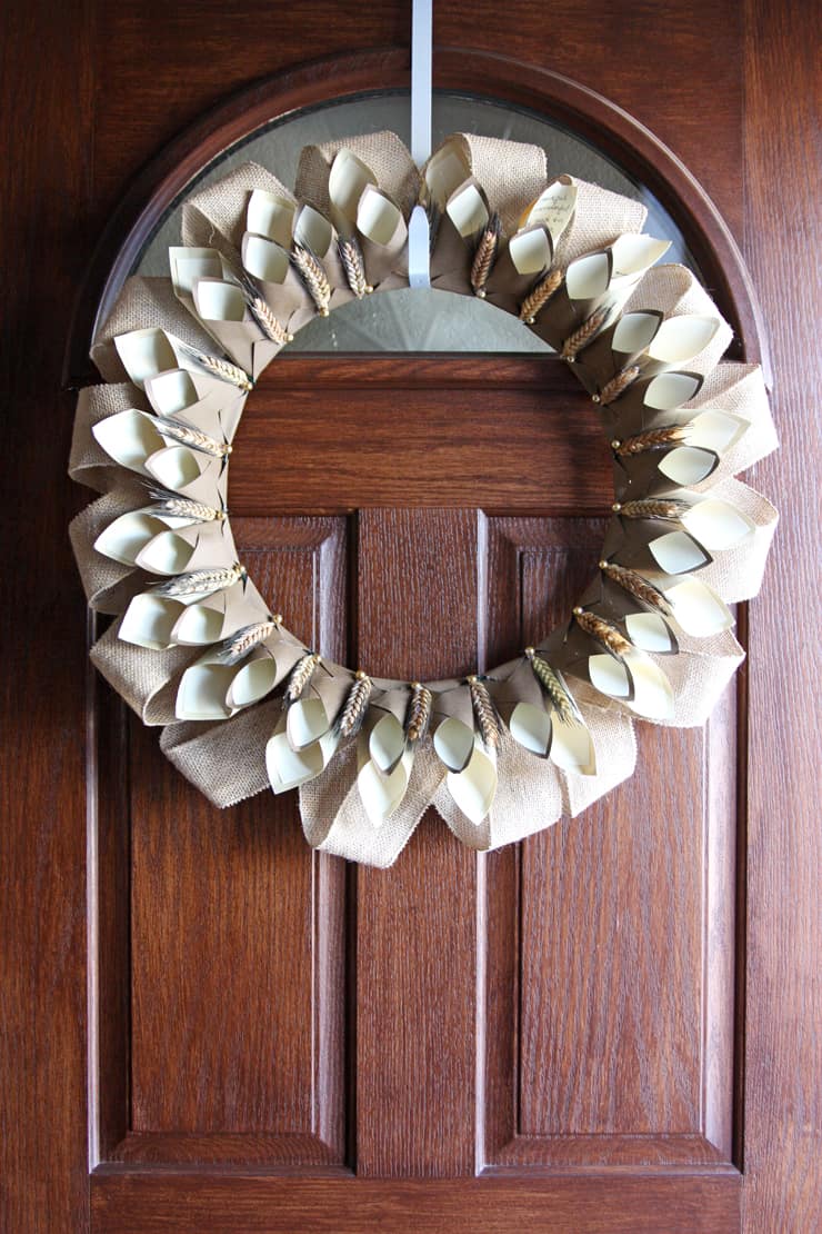 paper-cone-gratitude-wreath