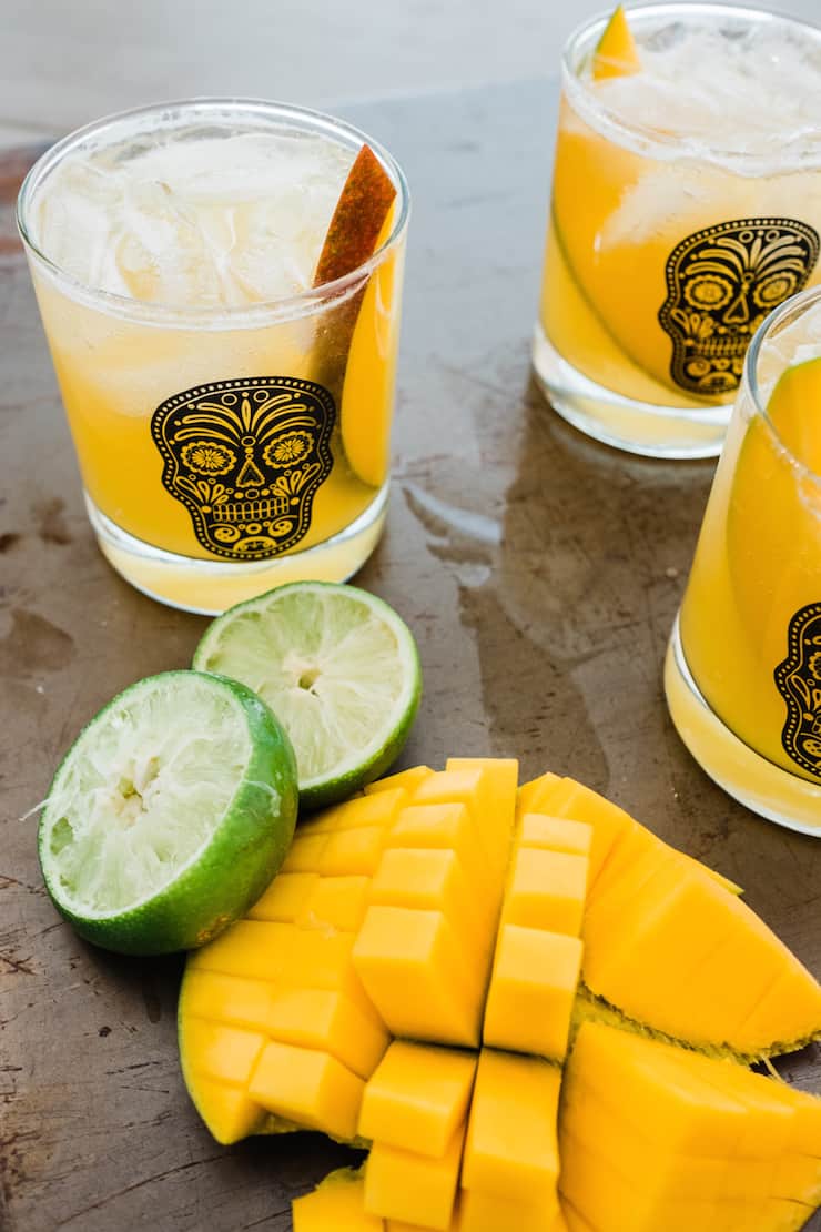 Mango Lime Beer Margaritas - Muy Bueno