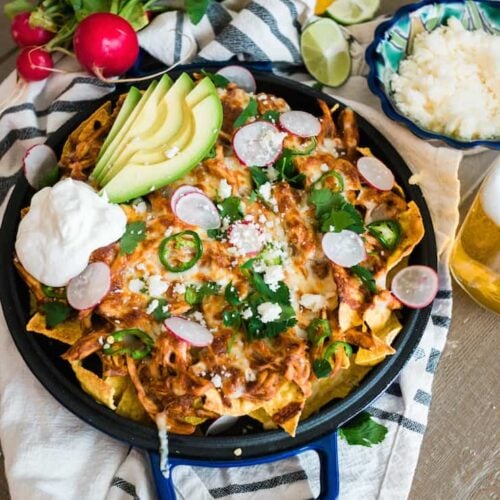 Chicken Mole Nachos - Muy Bueno