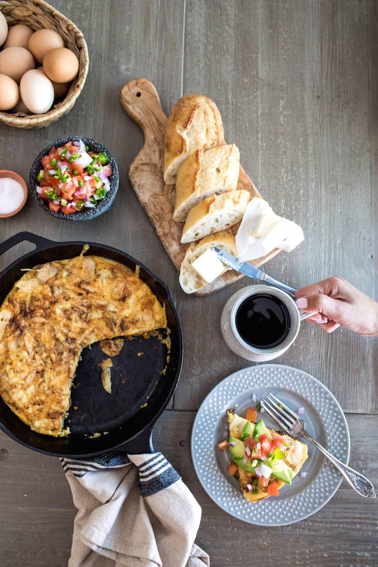 Chorizo Potato Frittata