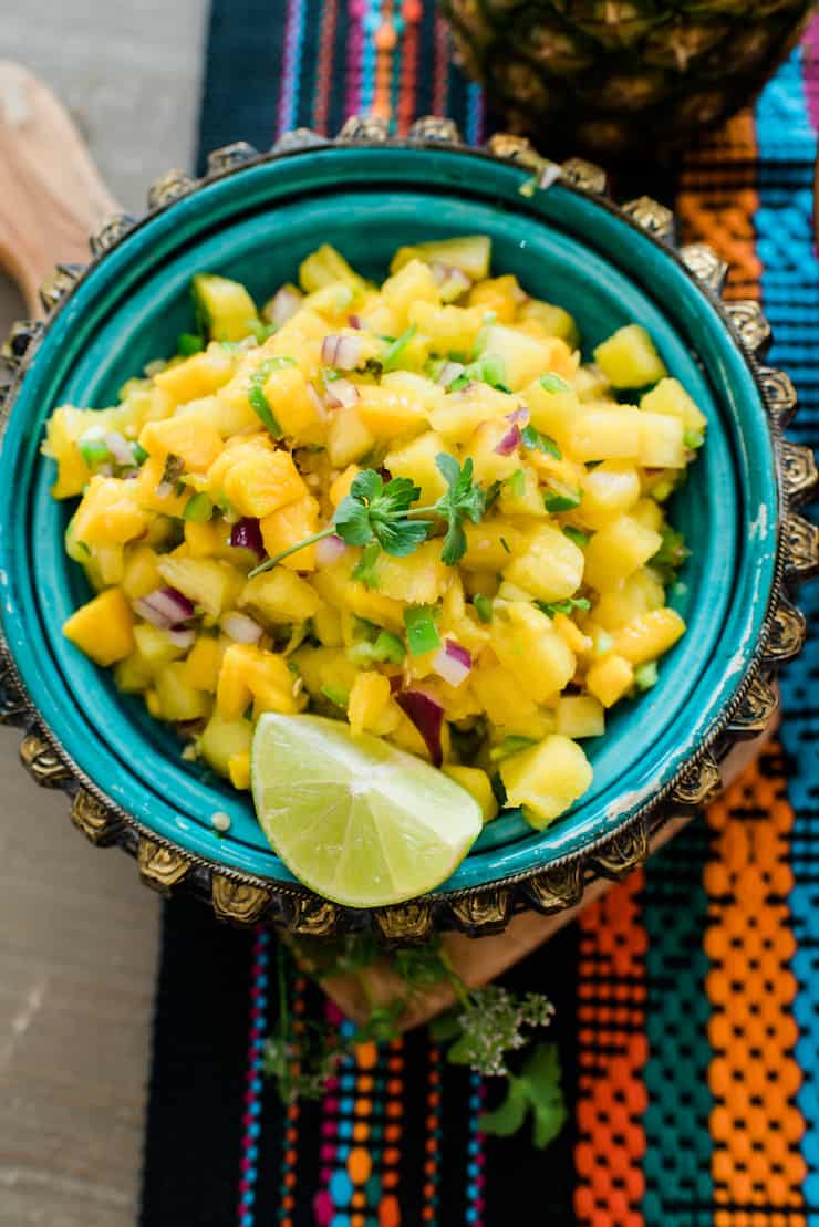 Pineapple Mango Salsa