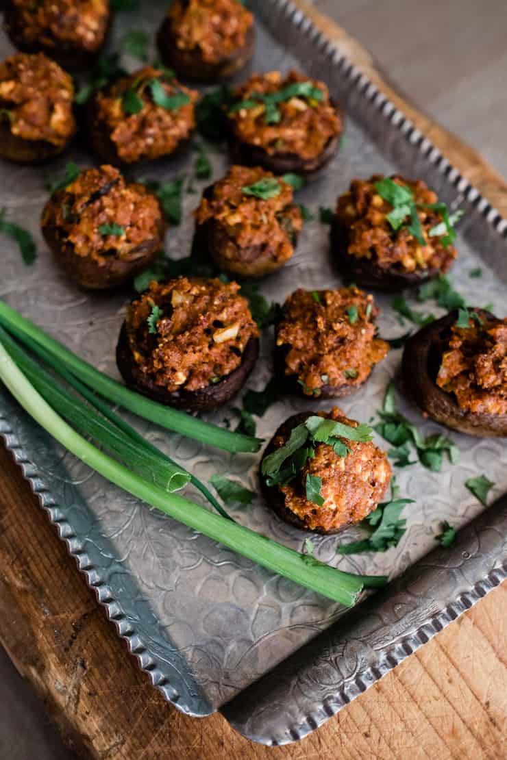 Chorizo-Stuffed Mushrooms
