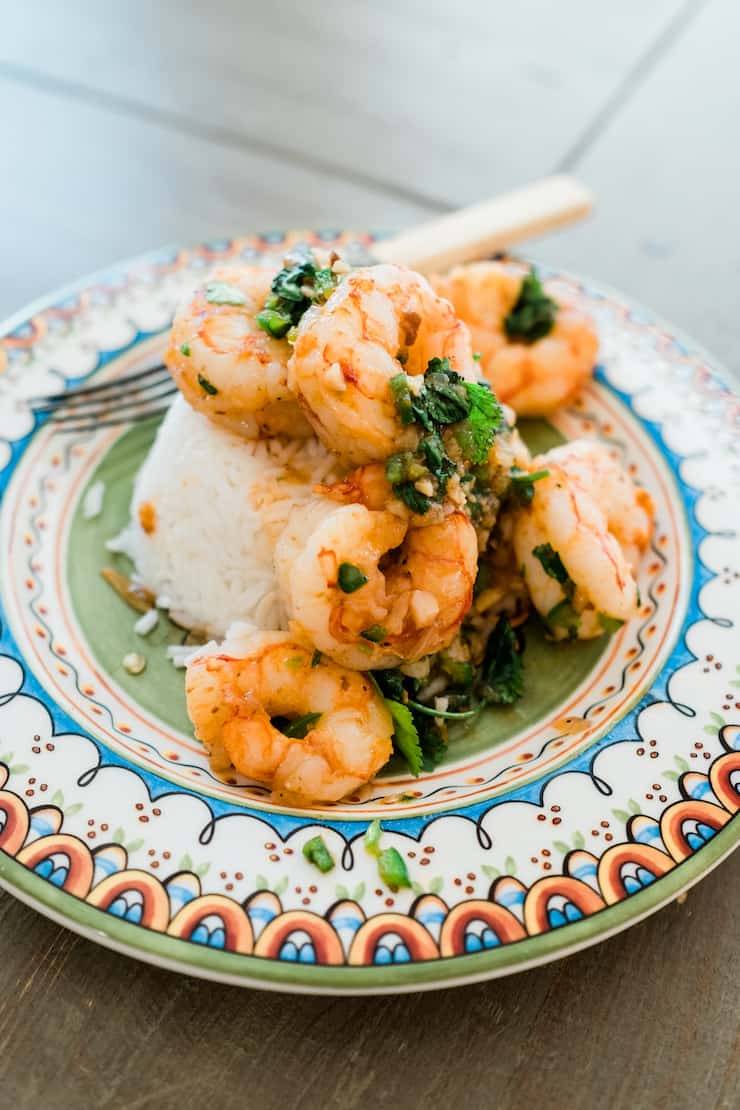 Mexican-Style Shrimp Scampi recipe photo