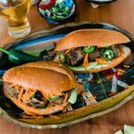 Mexican Chorizo Meatball Sandwiches served in an authentic bowl