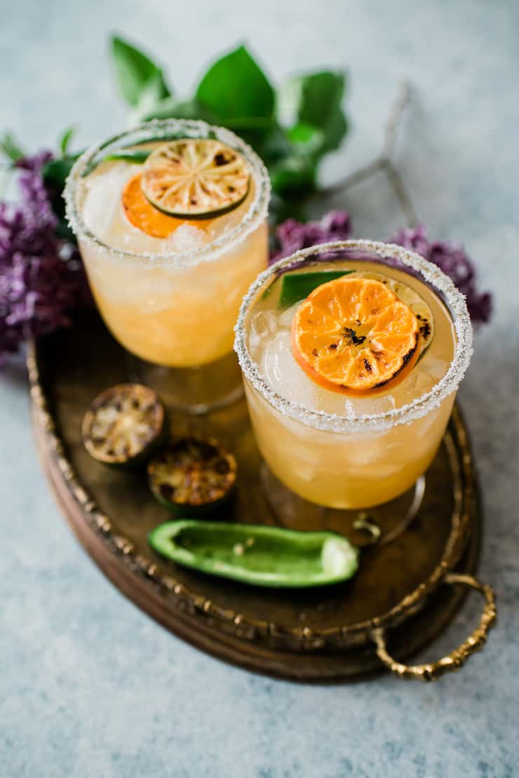 Charred Citrus and Jalapeño Margarita