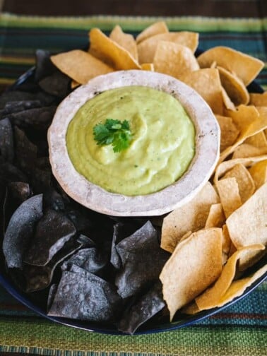 Fake Guacamole (Avocado-Free Taqueria Salsa Verde Recipe) - Muy Bueno