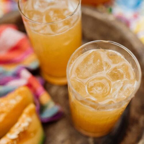 Agua Fresca de Melon  Cantaloupe Cooler - Nibbles and Feasts