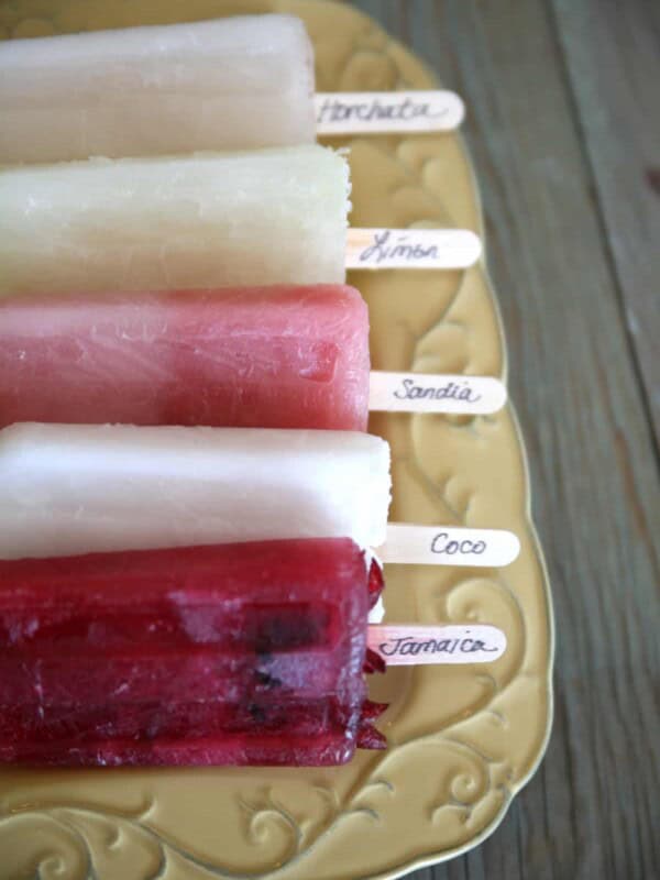 assorted tray of paletas